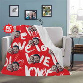 Lofaris Personalized Love Couples Blanket For Valentine¡¯s Day